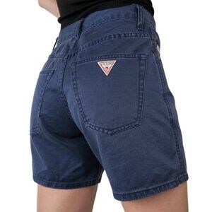 Vintage 80s Guess Navy Blue High Waisted Shorts